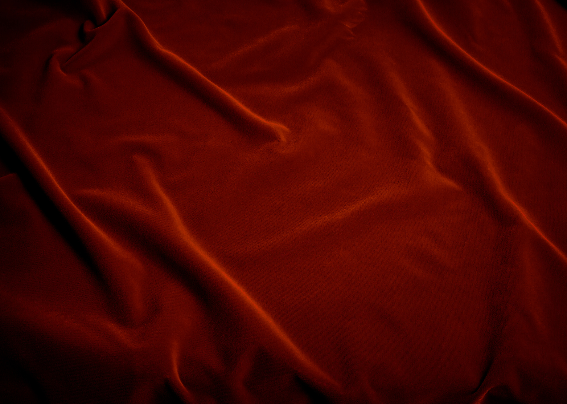 Plush Red Velvet Fabric