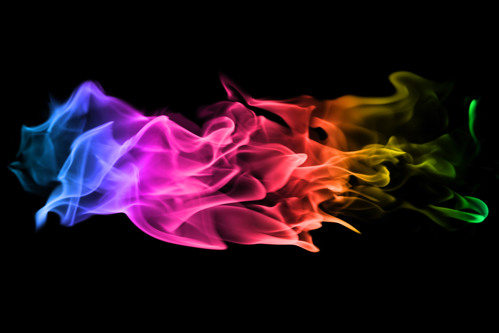 abstract colorful flame